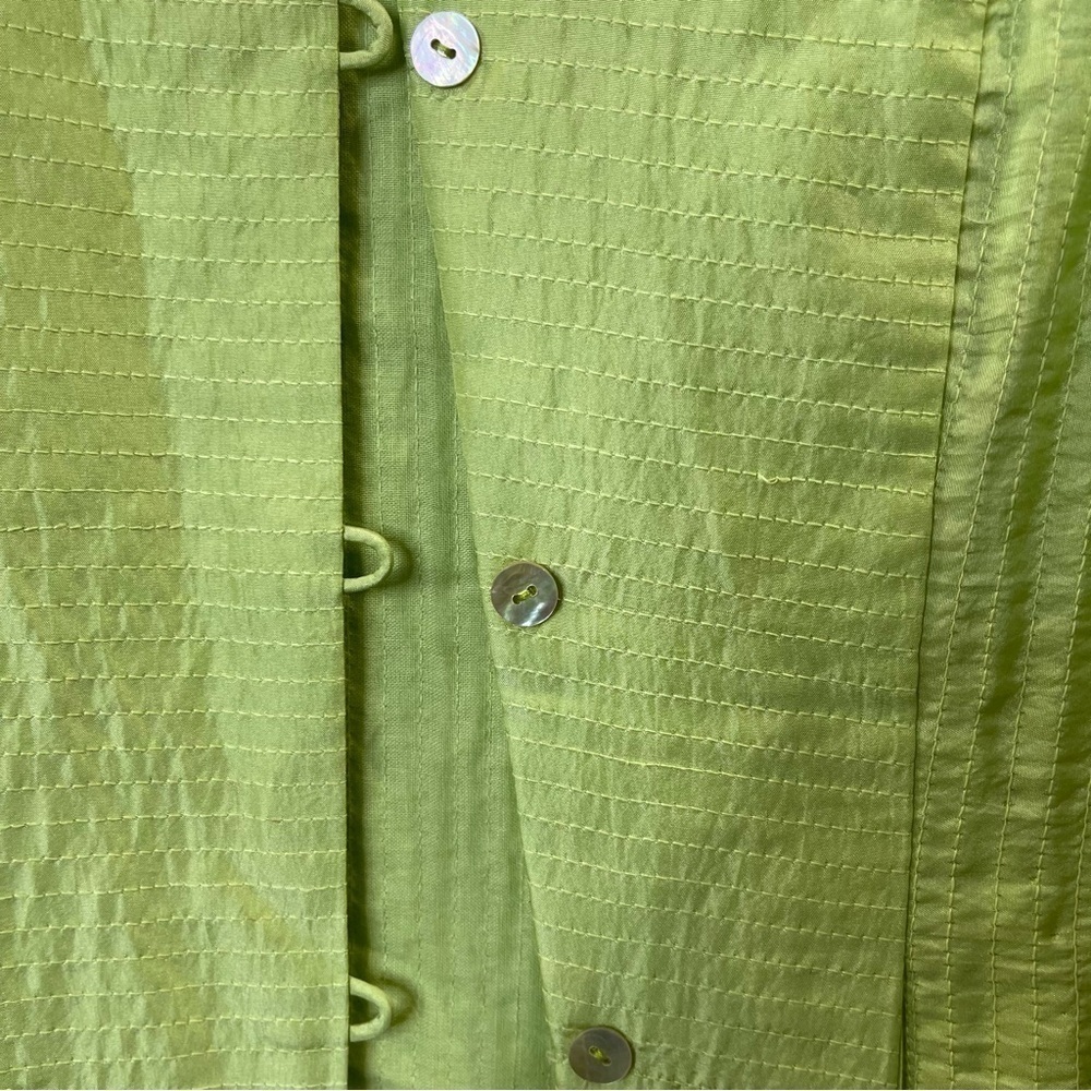 Linden Hill | Silk Button Up Shirt Size Small - Picture 3 of 7